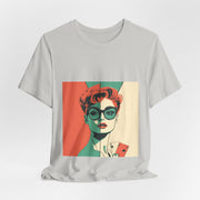 Retro Queen - Women's Vintage Poker Art Graphic T-Shirt | PokerCircle Design Studio