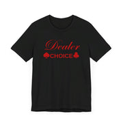 Card Player T-Shirt – Dealer Choice Poker Design