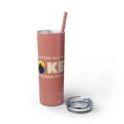 The Better You Play, The Luckier You Are – 20oz Stainless Steel Tumbler | PokerCircle Design Studio