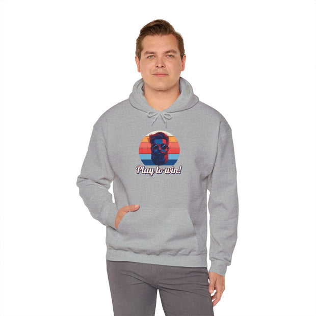 Play to Win Hoodie - Motivational Poker-Themed Sweatshirt for Poker Enthusiasts