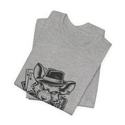 Poker Luck T-Shirt – 'River Rat' Graphic Tee for Card Game Enthusiasts