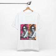 Double Vision - Women's Pop Art Poker Graphic T-Shirt | PokerCircle Design Studio