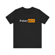 Funny Poker T-Shirt Pokershirt Classic Tee - Sleek, Minimalist Design, High-Quality Cotton, Perfect for Every Poker Lover