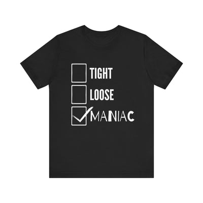 Poker Strategy T-Shirt – 'Tight Loose Maniac' Checklist Tee for Dynamic Players