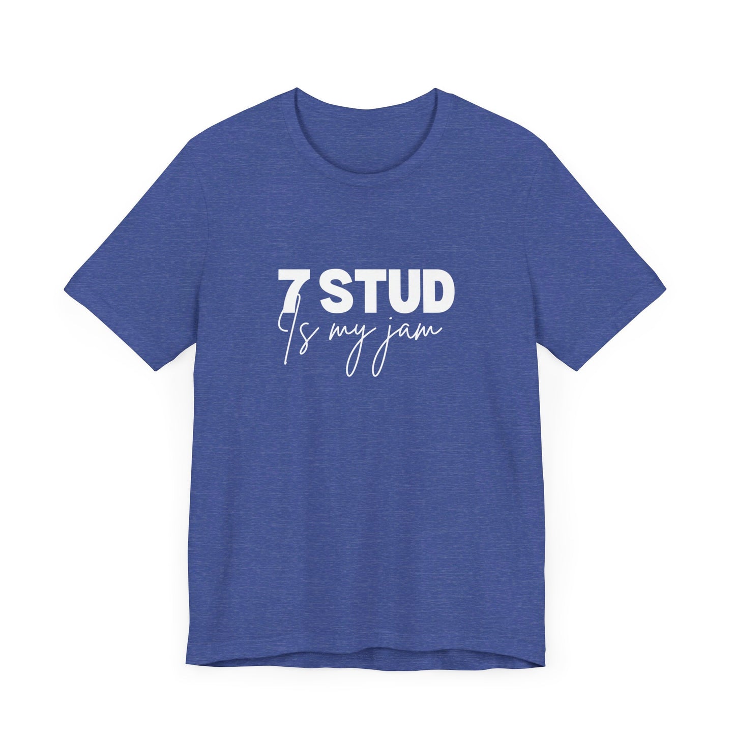 Seven Card Stud Poker T-Shirt – '7 Stud is My Jam' Tee for Enthusiasts