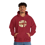 Bluff It Until You Win It Hoodie - Fun Poker-Themed Sweatshirt for the Bold Player