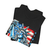 Statue of Liberty Since 1776 Poker T-Shirt - Funny Tee for Poker Lovers, Patriotic Gift, Unique Casino Apparel - PokerCircle Design Studio