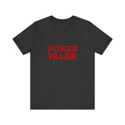 Menacing Poker Player T-Shirt – 'Poker Villain' Tee for the Strategic Player