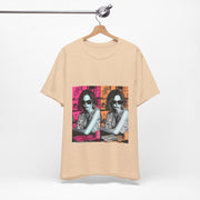 Double Vision - Women's Pop Art Poker Graphic T-Shirt | PokerCircle Design Studio