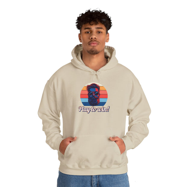 Play to Win Hoodie - Motivational Poker-Themed Sweatshirt for Poker Enthusiasts