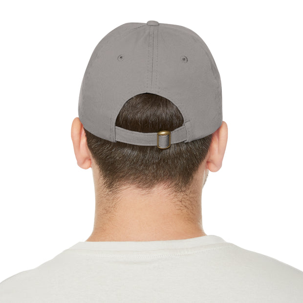 Stack Size Matters Dad Hat - Low Profile Adjustable Baseball Cap | PokerCircle Design Studio