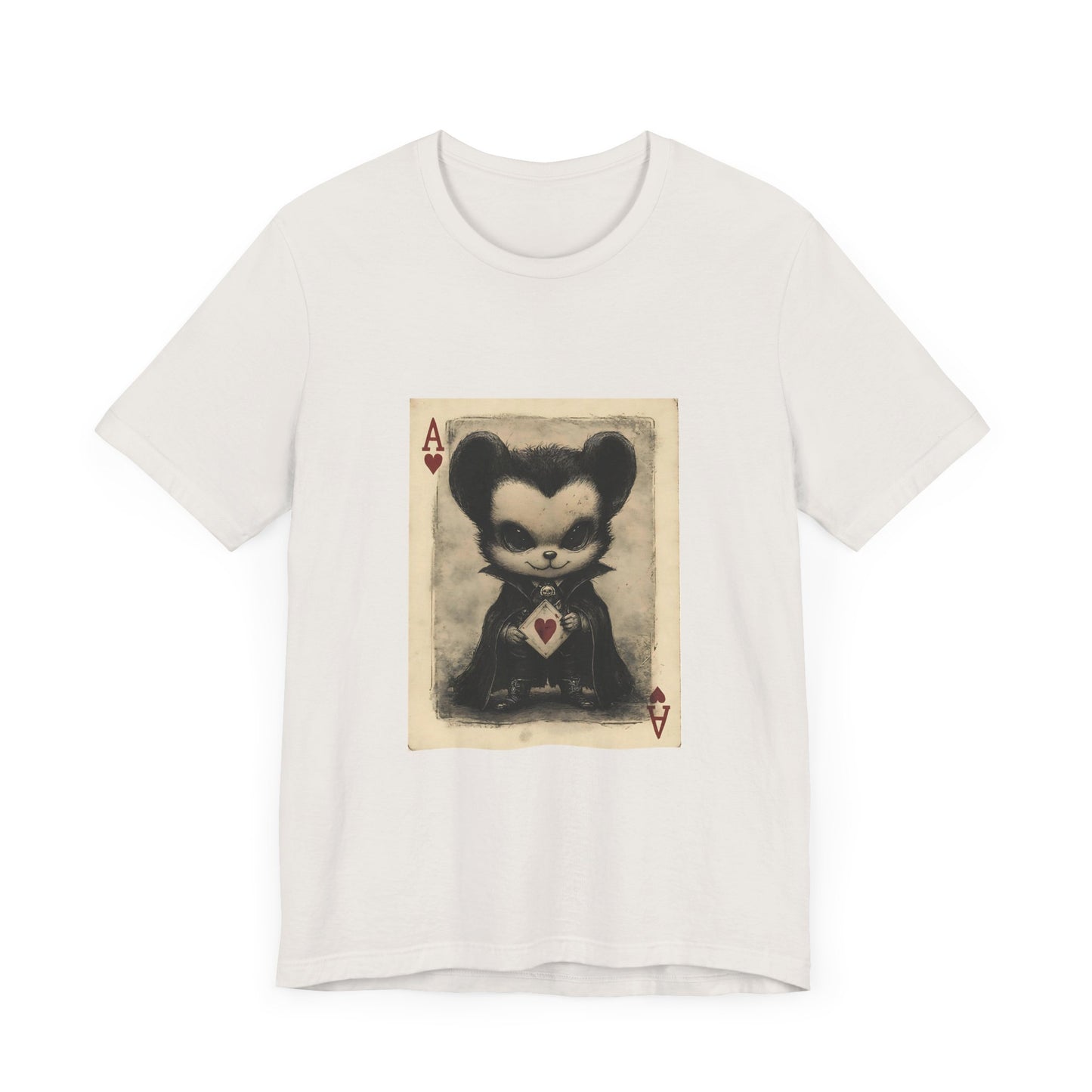 Cute Vampire Ace Halloween Poker T-Shirt – PokerCircle Design Studio