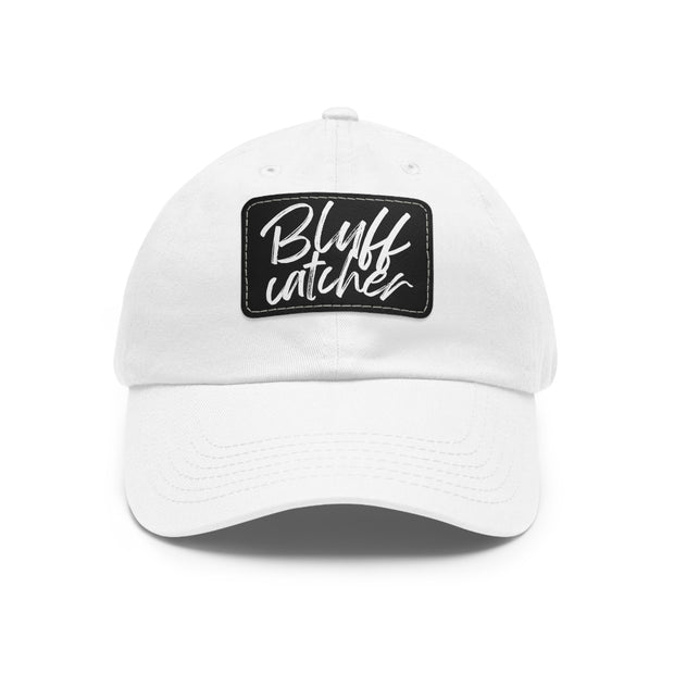 Bluff Catcher Dad Hat - Low Profile Adjustable Baseball Cap | PokerCircle Design Studio