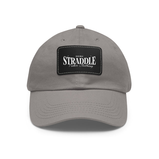 Double Straddle Dad Hat - Low Profile Adjustable Baseball Cap | PokerCircle Design Studio