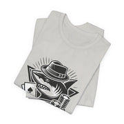 Poker Player T-Shirt – 'Poker Shark' Graphic Tee for Competitive Gamers