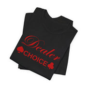 Card Player T-Shirt – Dealer Choice Poker Design