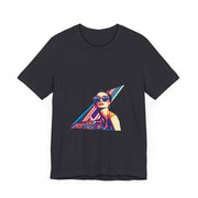 Neon Ace - Women's Bold Poker Graphic T-Shirt | PokerCircle Design Studio