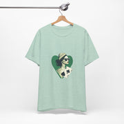 Lucky Clover - Women's Poker Queen of Clubs Graphic T-Shirt | PokerCircle Design Studio