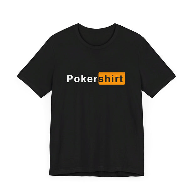 Funny Poker T-Shirt Pokershirt Classic Tee - Sleek, Minimalist Design, High-Quality Cotton, Perfect for Every Poker Lover