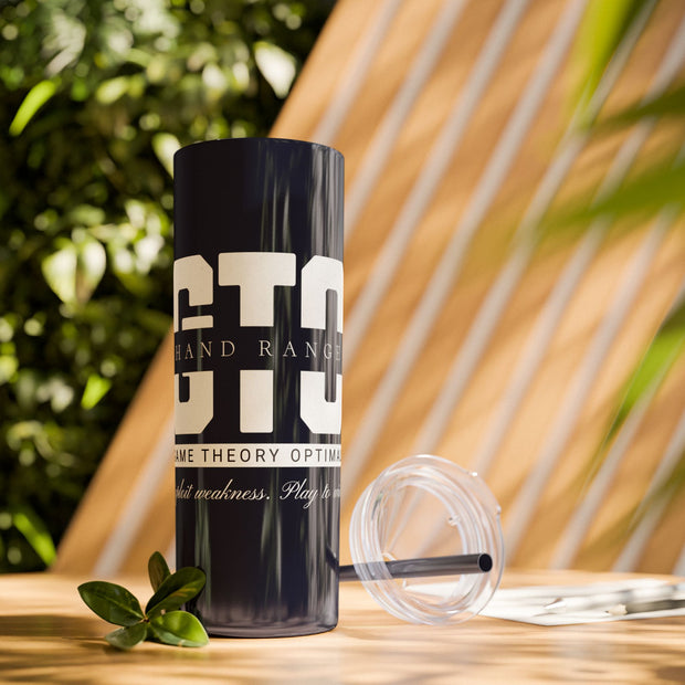 GTO Hand Range – 20oz Stainless Steel Tumbler | PokerCircle Design Studio