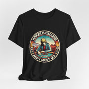 Adventure Poker T-Shirt – 'Poker Is Calling And I Must Go' Tee for Enthusiasts