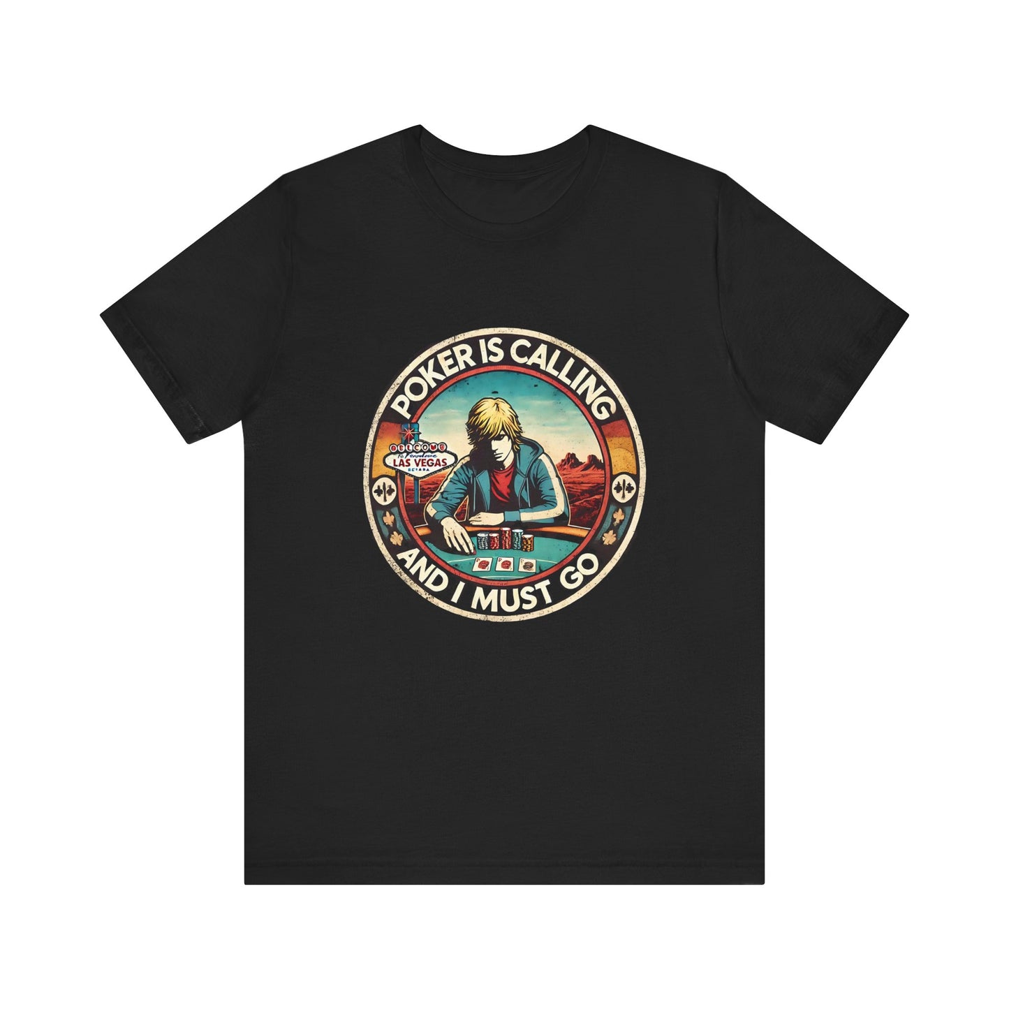 Adventure Poker T-Shirt – 'Poker Is Calling And I Must Go' Tee for Enthusiasts