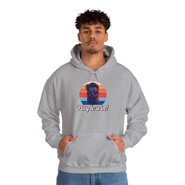 Play to Win Hoodie - Motivational Poker-Themed Sweatshirt for Poker Enthusiasts