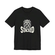 High Roller Poker T-Shirt – 'Stacked' Graphic Tee for Poker Pros