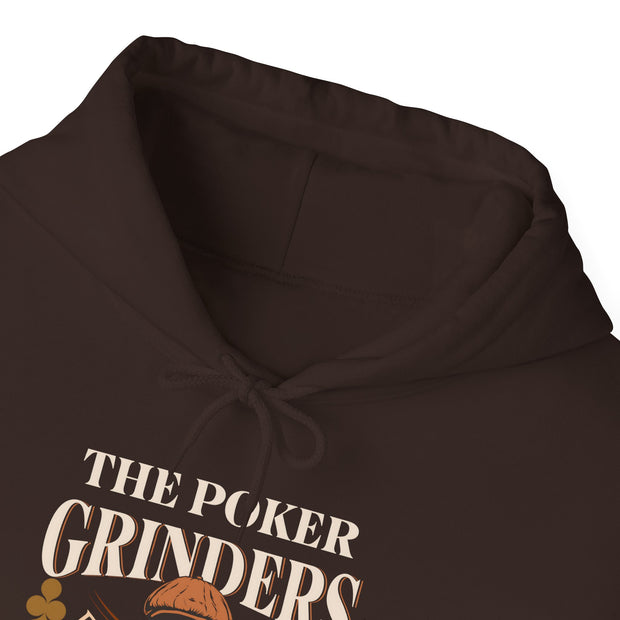 The Poker Grinders Hoodie - PokerCircle Sweatshirt for Dedicated Poker Players