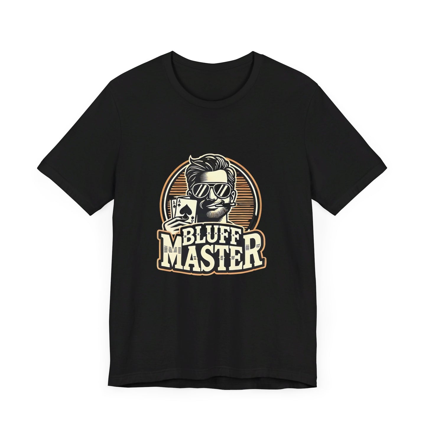 Poker Confidence T-Shirt – 'Bluff Master' Tee for Skilled Players