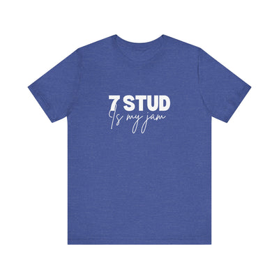 Seven Card Stud Poker T-Shirt – '7 Stud is My Jam' Tee for Enthusiasts