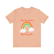 Vibrant Poker T-Shirt – 'Chasing Flushes & Blasting Pots' Tee for Joyful Players