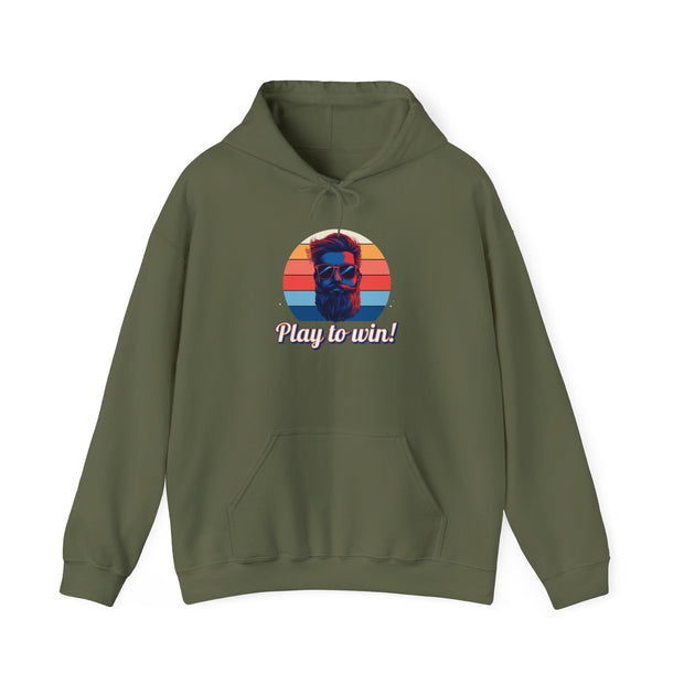 Play to Win Hoodie - Motivational Poker-Themed Sweatshirt for Poker Enthusiasts