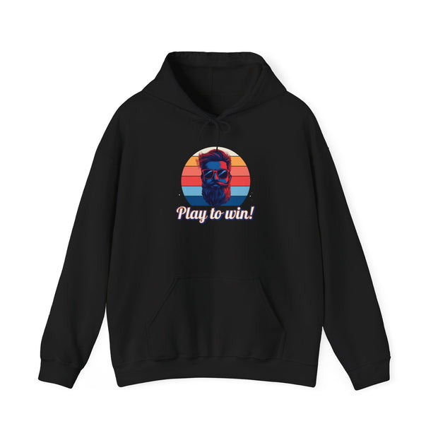 Play to Win Hoodie - Motivational Poker-Themed Sweatshirt for Poker Enthusiasts