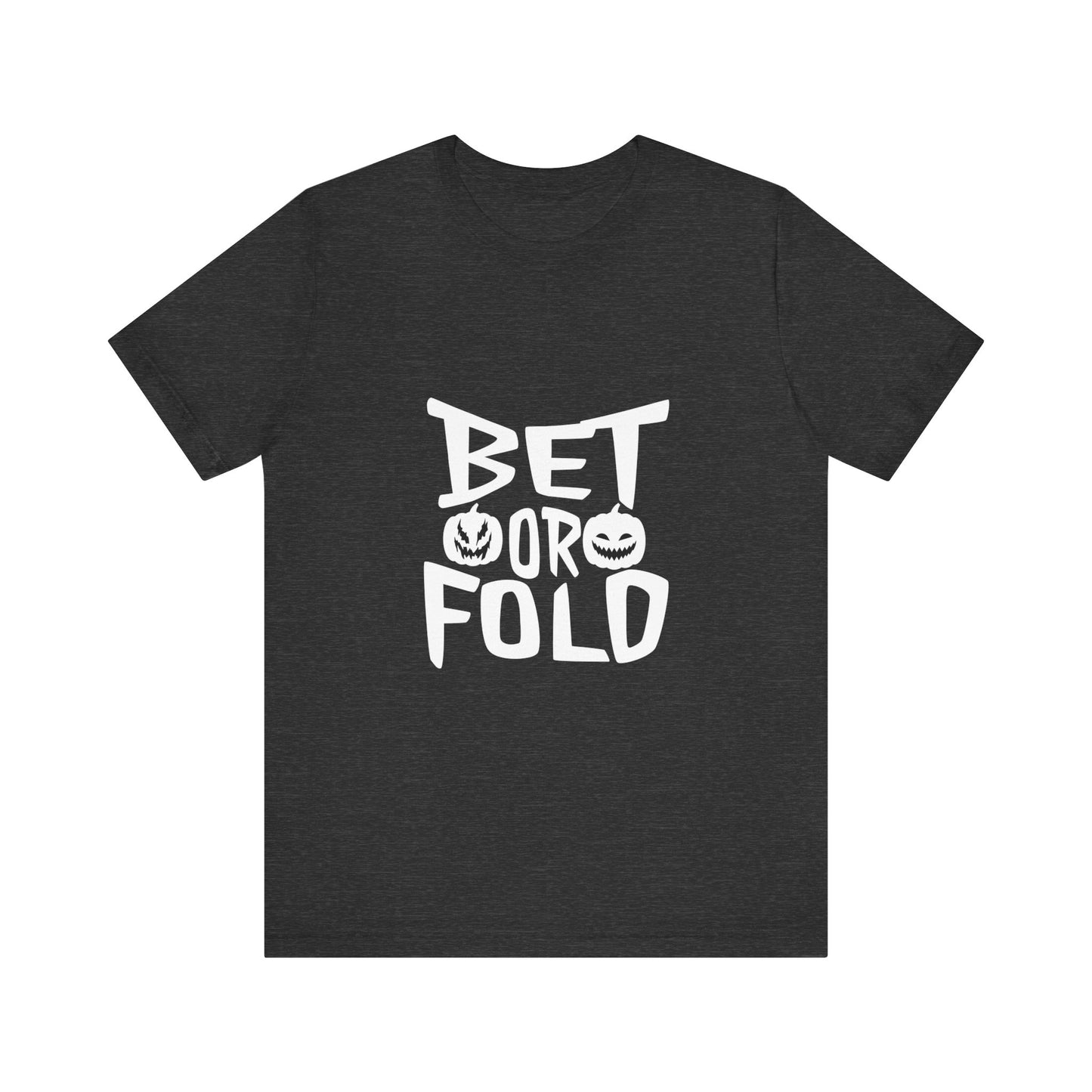 Bet or Fold Halloween Poker T-Shirt – Limited Edition PokerCircle Design Studio