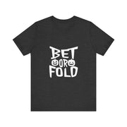 Bet or Fold Halloween Poker T-Shirt – Limited Edition PokerCircle Design Studio