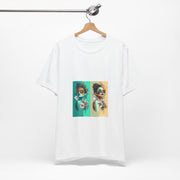 Dual Deal - Women's Playful Poker Double Graphic T-Shirt | PokerCircle Design Studio