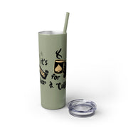 Time for Poker and Coffee – 20oz Stainless Steel Tumbler | PokerCircle Design Studio