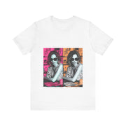 Double Vision - Women's Pop Art Poker Graphic T-Shirt | PokerCircle Design Studio