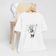 Queen of Hearts - Women's Playful Poker Art Graphic T-Shirt | PokerCircle Design Studio