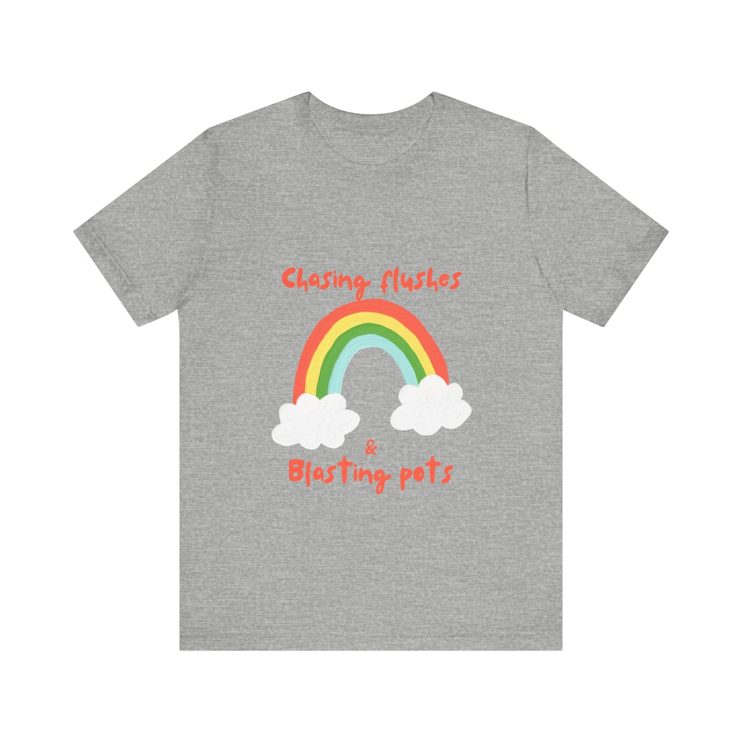 Vibrant Poker T-Shirt – 'Chasing Flushes & Blasting Pots' Tee for Joyful Players