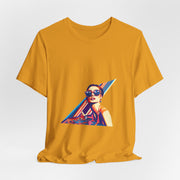 Neon Ace - Women's Bold Poker Graphic T-Shirt | PokerCircle Design Studio