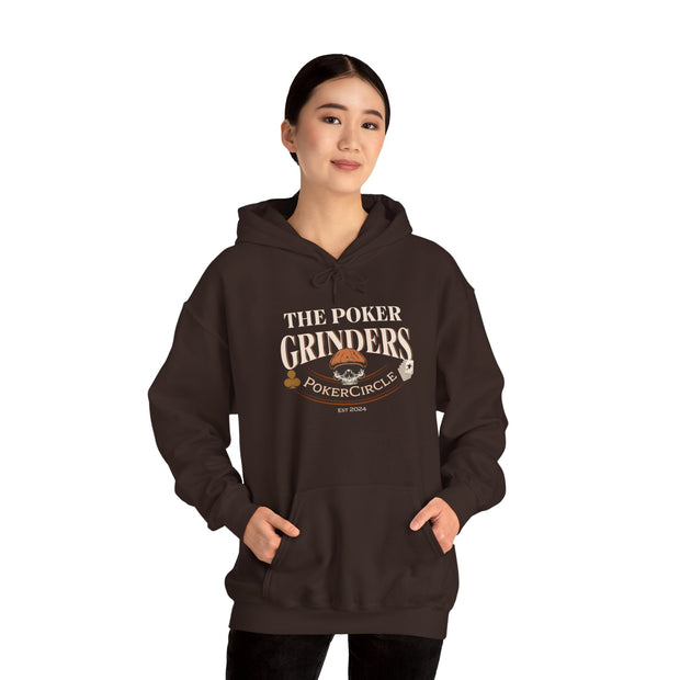 The Poker Grinders Hoodie - PokerCircle Sweatshirt for Dedicated Poker Players