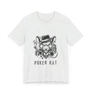 Poker Lover T-Shirt – 'Poker Rat' Graphic Tee for Clever Strategists