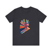 Rainbow Royale - Women's Vibrant Poker Art Graphic T-Shirt | PokerCircle Design Studio