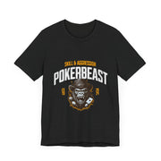 Pokerbeast T-Shirt – Skill & Aggression Poker Apparel by PokerCircle Design Studio