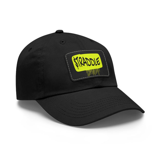 Straddle Dad Hat - Low Profile Adjustable Baseball Cap | PokerCircle Design Studio