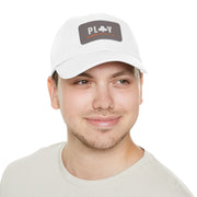 PLAY Dad Hat - Low Profile Adjustable Baseball Cap | PokerCircle Design Studio