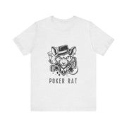 Poker Lover T-Shirt – 'Poker Rat' Graphic Tee for Clever Strategists