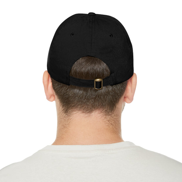 Straddle Dad Hat - Low Profile Adjustable Baseball Cap | PokerCircle Design Studio